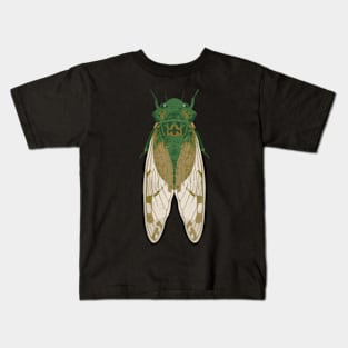 Cicada Insect Great Eastern Brood X USA 2024 Magicicada Kids T-Shirt